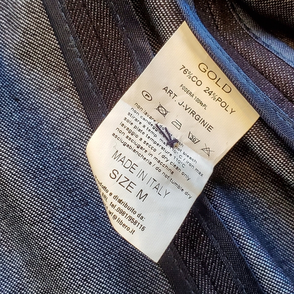 Midinette Firenze size M Denim Blazer with button detail - Picture 11 of 14